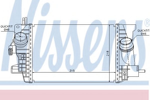 Интеркулер NISSENS 96574