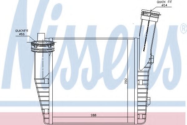Интеркулер NISSENS 96611