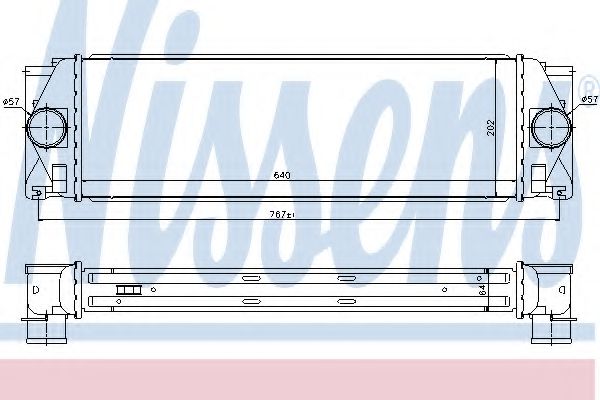 Интеркулер NISSENS 96628