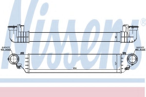 Интеркулер NISSENS 96672