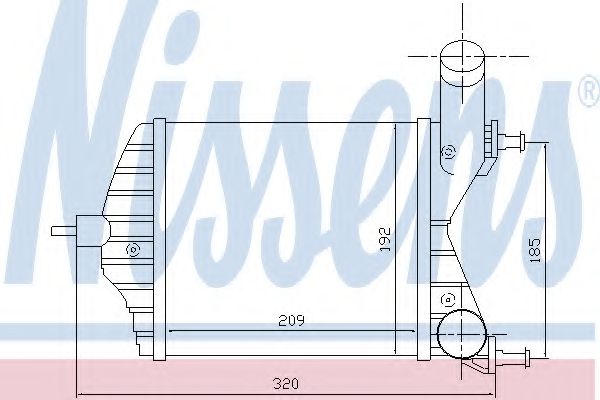 Интеркулер NISSENS 96703