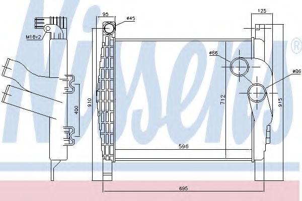 Интеркулер NISSENS 96970