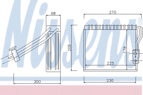 Испаритель кондиционера NISSENS 92184