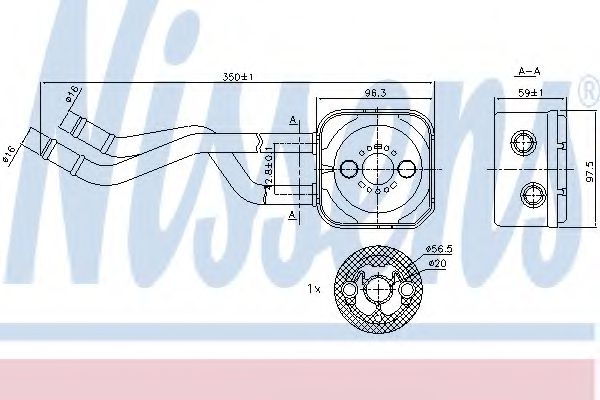 Масляный радиатор NISSENS 90685