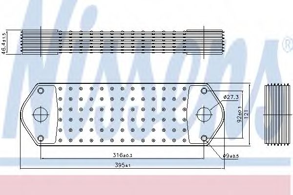 Масляный радиатор NISSENS 90715