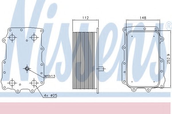 Масляный радиатор NISSENS 90726