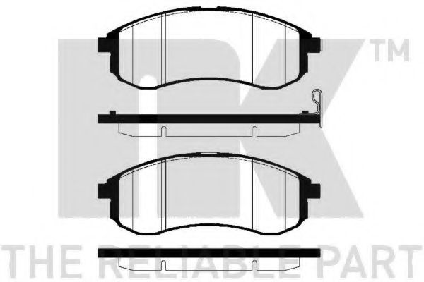 Тормозные колодки NK 223031