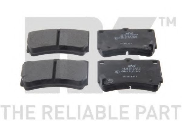 Тормозные колодки NK 223220