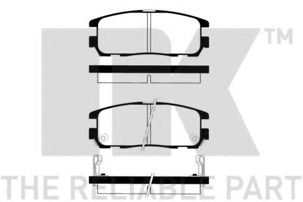 Тормозные колодки NK 223620