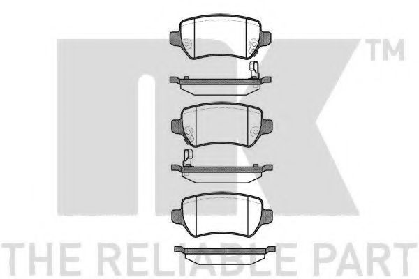 Тормозные колодки NK 223625