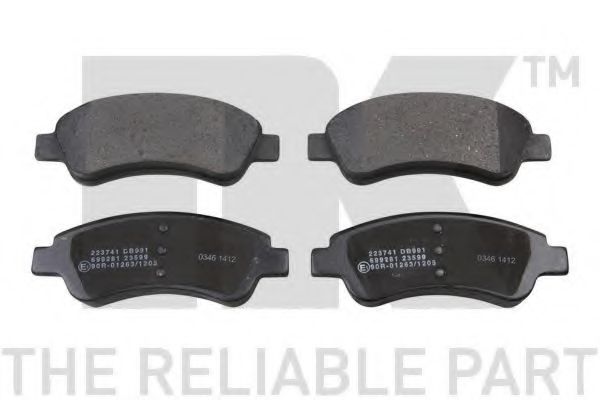 Тормозные колодки NK 223741