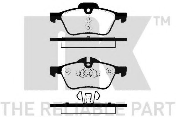 Тормозные колодки NK 224020