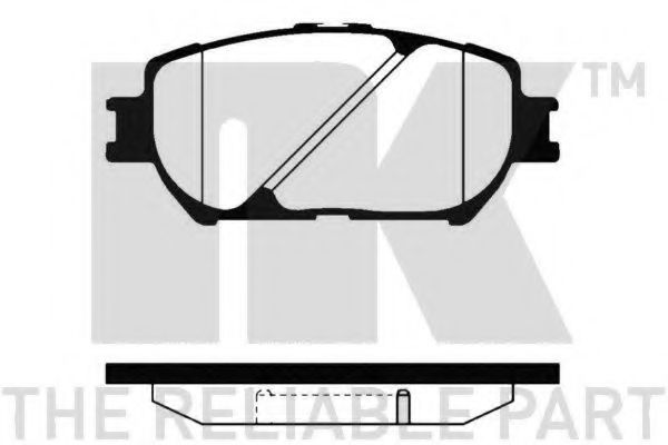 Тормозные колодки NK 224568