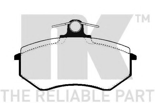 Тормозные колодки NK 224727