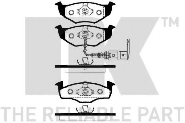 Тормозные колодки NK 224778