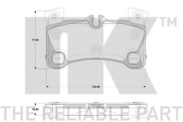Тормозные колодки NK 224799