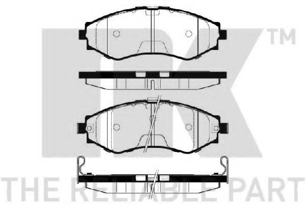 Тормозные колодки NK 225005