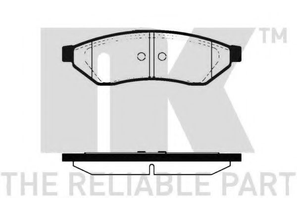 Тормозные колодки NK 225006