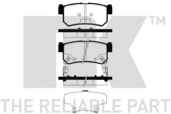 Тормозные колодки NK 225011