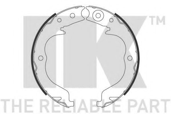 Тормозные колодки барабанные NK 2719757