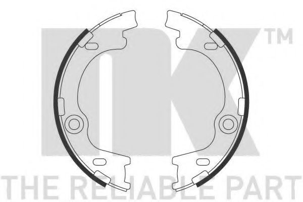 Тормозные колодки барабанные NK 2734790
