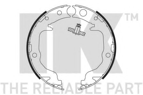 Тормозные колодки барабанные NK 2793799