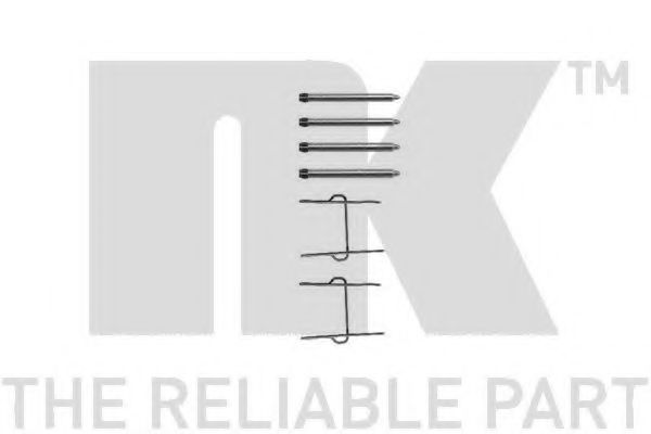 Скобы тормозных колодок NK 7919081