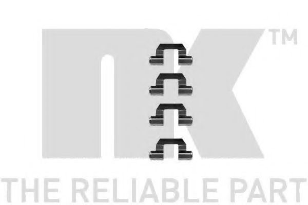 Скобы тормозных колодок NK 7930077