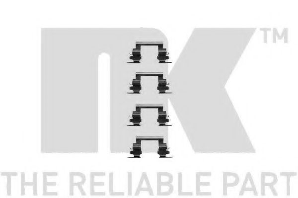 Скобы тормозных колодок NK 7930236