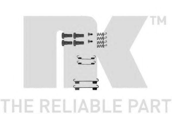 Ремкомплект барабанных колодок NK 7933716
