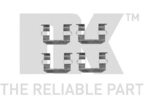 Скобы тормозных колодок NK 7934645