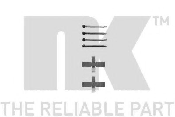 Скобы тормозных колодок NK 7936040