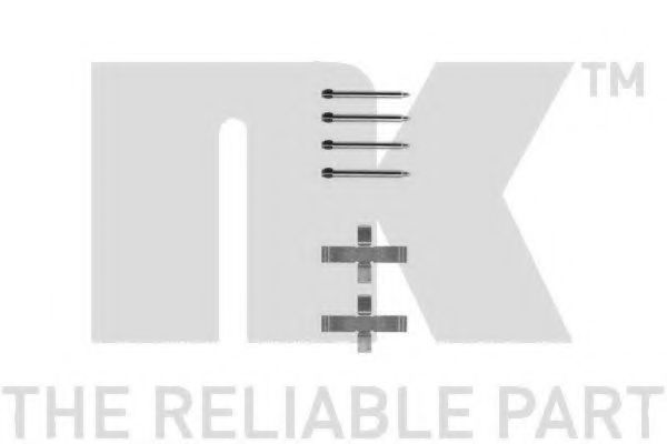 Скобы тормозных колодок NK 7936076