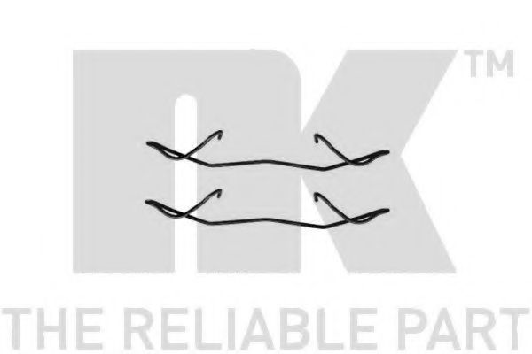 Скобы тормозных колодок NK 7936180