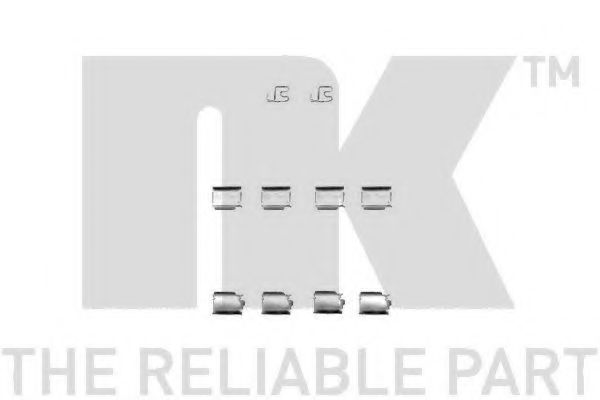 Скобы тормозных колодок NK 7936246