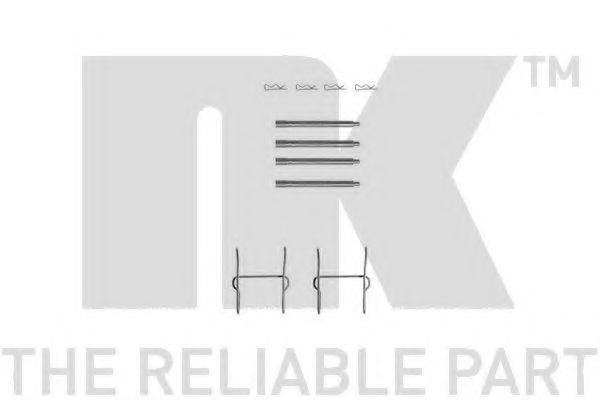 Скобы тормозных колодок NK 7937149