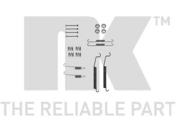 Ремкомплект барабанных колодок NK 7937830
