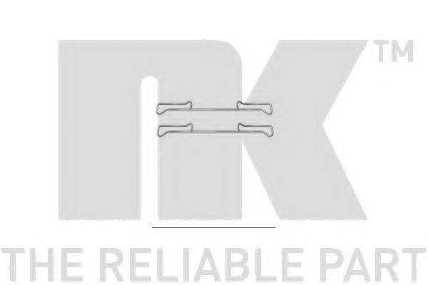 Скобы тормозных колодок NK 7947678