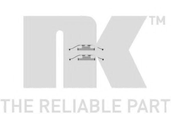 Скобы тормозных колодок NK 7947682