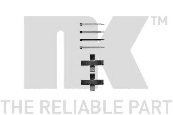 Скобы тормозных колодок NK 7947925