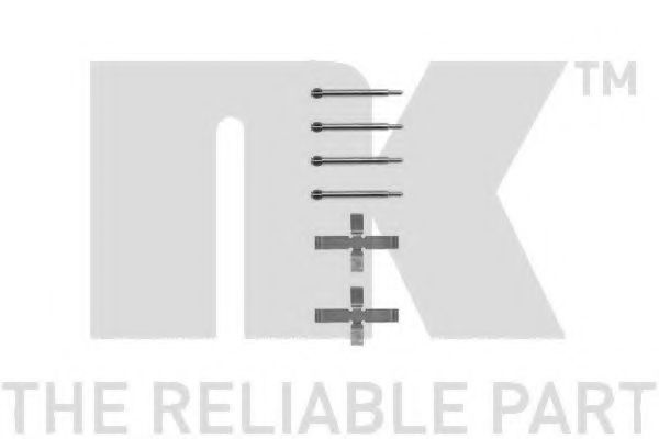 Скобы тормозных колодок NK 7948980