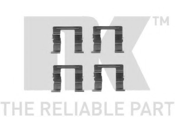 Скобы тормозных колодок NK 7999605
