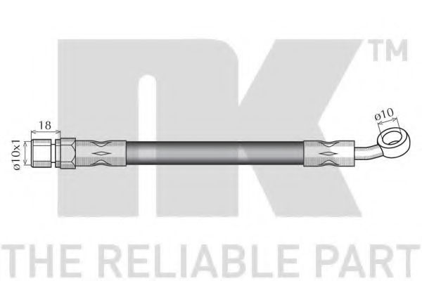 Тормозной шланг NK 855002