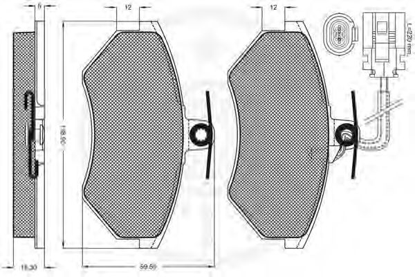 Тормозные колодки OPTIMAL 10003