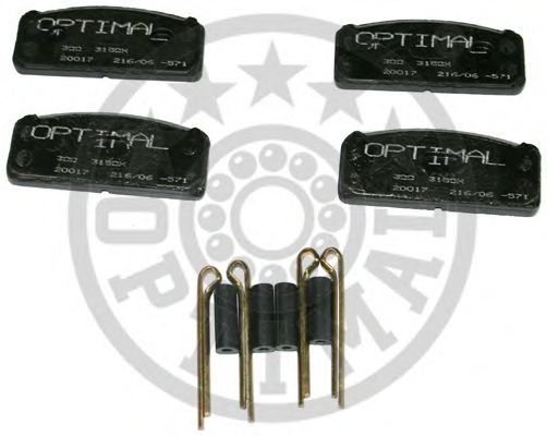 Тормозные колодки optimal 3150X