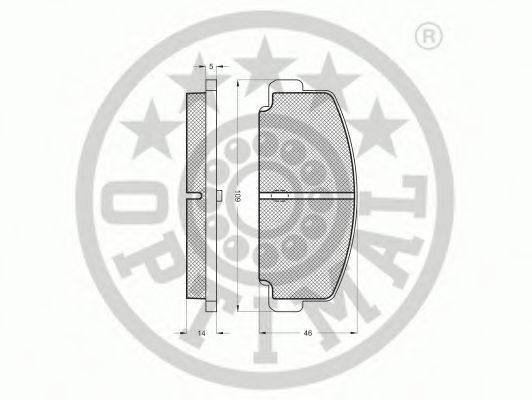 Тормозные колодки SUBARU 625031130 Тормозные колодки SUBARU 625031130