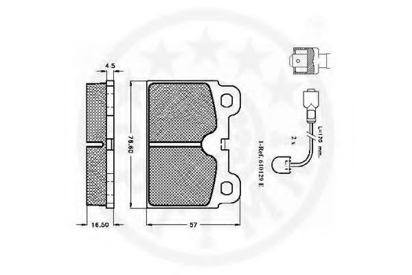 Тормозные колодки optimal 9255