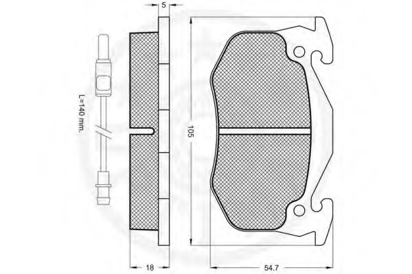 Тормозные колодки OPTIMAL 9352