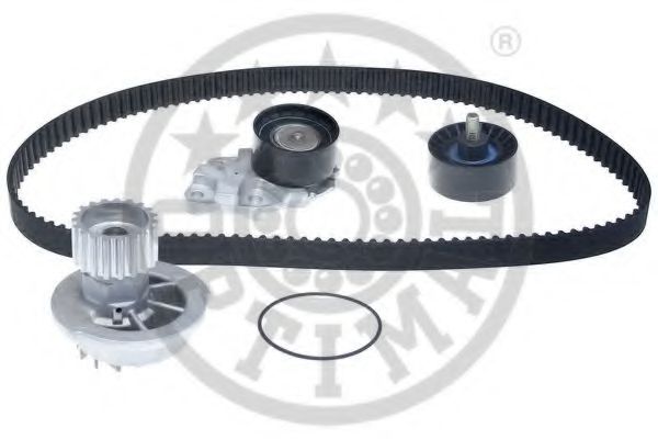 Комплект ГРМ с помпой OPTIMAL SK-1273AQ2