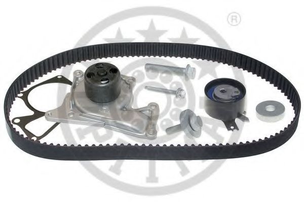 Комплект ГРМ с помпой OPTIMAL SK-1487AQ3